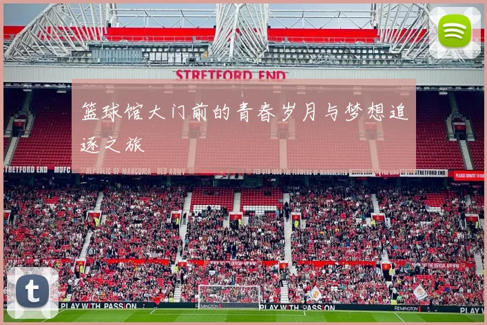 篮球馆大门前的青春岁月与梦想追逐之旅